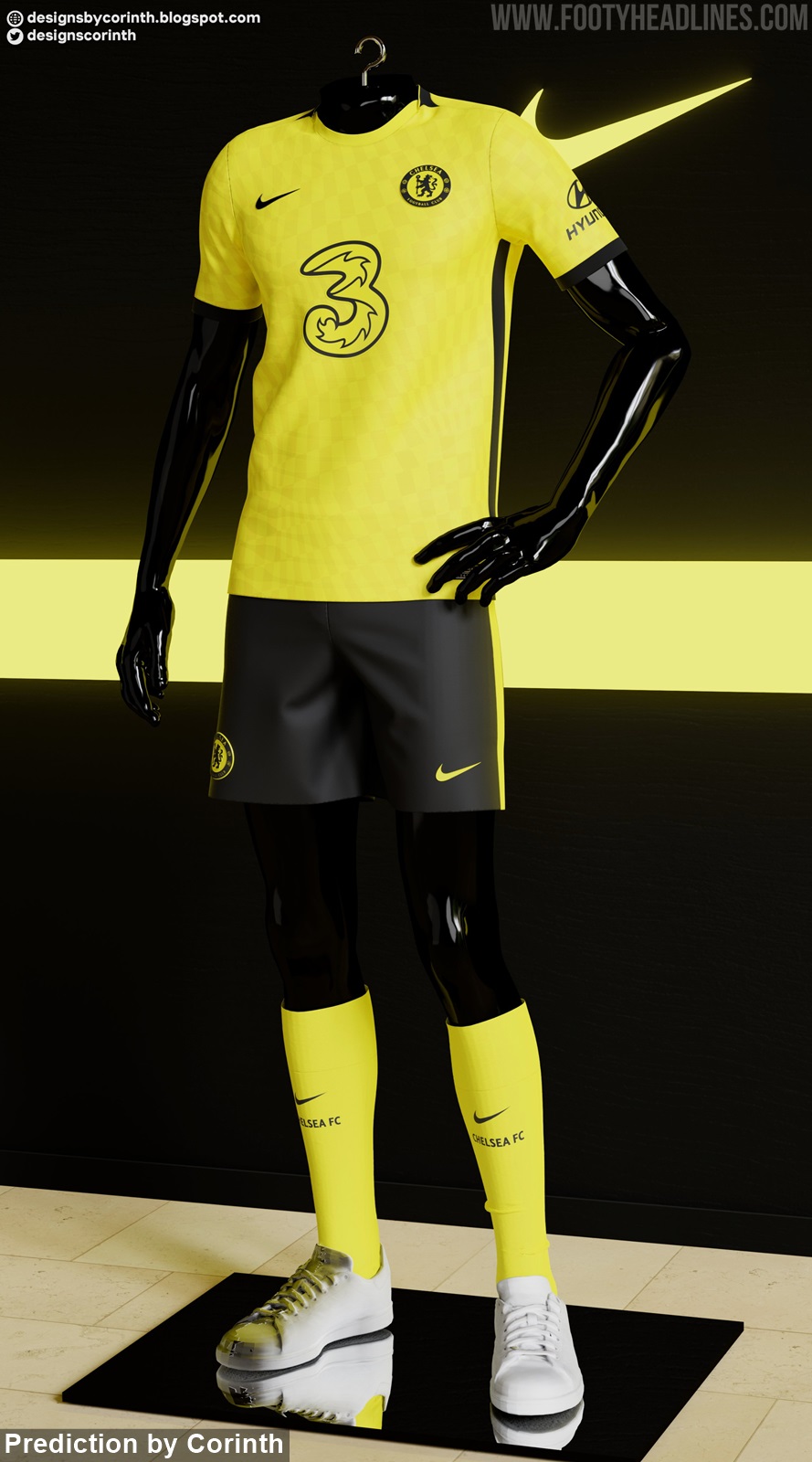 Black and online yellow chelsea kit
